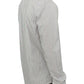 GF Ferre Gray Striped Cotton Casual Shirt