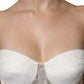 Elisabetta Franchi White Strapless Bustier Mermaid Gown Dress