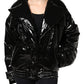 Dolce & Gabbana Black Polyester Button Down Blouson Jacket