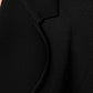 Dolce & Gabbana Black Viscose Single Breasted Blazer Jacket