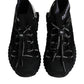 Dolce & Gabbana Black Sorrento Socks Logo Sneakers Shoes