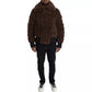 Bottega Veneta Brown Fur Lamb Shearling Coat Jacket