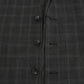 Dolce & Gabbana Gray Wool STAFF Checkered Stretch Vest