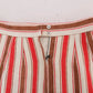 Dolce & Gabbana Multicolor Portofino Stripes Cotton Midi Skirt