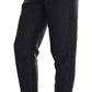 Dolce & Gabbana Black Floral Brocade High Waist Pants