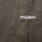 Dolce & Gabbana Black Wool Silk Dress Gilet Jacket Vest