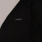 Dolce & Gabbana Black Wool Logo Waistcoat Vest
