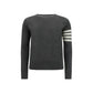 Thom Browne Gray Wool Oves Aries Sweatshirt