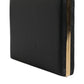 Dolce & Gabbana Black Leather Gold Frame Clutch Evening Party Purse Bag