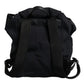 Dolce & Gabbana Black Neoprene Nylon DG Logo School Backpack Bag