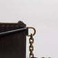Dolce & Gabbana Brown Exotic Leather DG Logo Card Holder Wallet