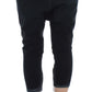 Cavalli Blue Cotton Stretch Baggy Relax Jeans
