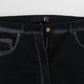 Cavalli Blue Cotton Stretch Baggy Relax Jeans