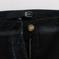 Cavalli Blue Cotton Stretch Baggy Relax Jeans