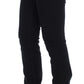 Cavalli Black Cotton Stretch Slim Skinny Fit Jeans