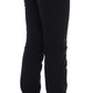 Cavalli Black Cotton Stretch Slim Skinny Fit Jeans