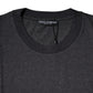 Dolce & Gabbana Dark Gray Crew Neck Short Sleeves T-shirt