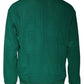 Dolce & Gabbana Green Logo Nylon Crew Neck Pullover Sweater