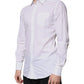 Dolce & Gabbana White Cotton Long Sleeves GOLD Dress Shirt