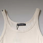 Dolce & Gabbana Off White Cotton Sleeveless Round Neck Tank T-shirt