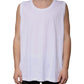 Dolce & Gabbana White Cotton Sleeveless Round Neck Tank T-shirt