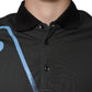 Dolce & Gabbana Black Logo Print Collared Cotton Polo T-shirt