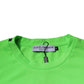 Dolce & Gabbana Green Logo Polyester Crew Neck T-shirt