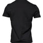 Dolce & Gabbana Black Cotton Crew Neck Short Sleeves T-shirt