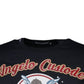 Dolce & Gabbana Blue Cotton Angel Print Short Sleeves T-shirt