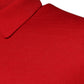 Dolce & Gabbana Red Cashmere Collared Pullover Sweater