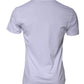 Dolce & Gabbana White Logo Print Cotton Crew Neck T-shirt