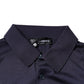 Dolce & Gabbana Blue Silk Collared Short Sleeves Polo T-shirt