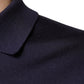 Dolce & Gabbana Blue Silk Collared Short Sleeves Polo T-shirt
