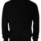 Dolce & Gabbana Black Logo Wool Crew Neck Pullover Sweater