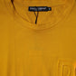 Dolce & Gabbana Dark Yellow Logo Crew Neck Short Sleeves T-shirt