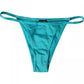 Dolce & Gabbana Blue Green Nylon Beachwear Swimwear Bottom Bikini