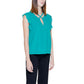 Rinascimento Bicolor Polyester Blouse