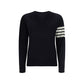 Thom Browne Blue Wool Oves Aries Sweatshirt