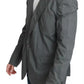 Dolce & Gabbana Gray Cotton Single Breasted Formal Blazer