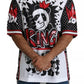 Dolce & Gabbana White King Panda Polyester T-shirt Top