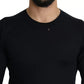 Dolce & Gabbana Black Cashmere Crew Neck Sweatshirt Sweater