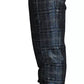 Dolce & Gabbana Blue Silver Shiny 2 Piece Slim GOLD Suit