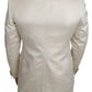 Dolce & Gabbana Beige Wool Crème 3 Piece SICILIA Shawl Suit