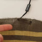 Dolce & Gabbana Green Striped Cashmere Wrap Fringes Scarf