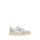 Autry White Leather Low Top Sneakers