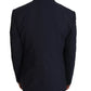 Dolce & Gabbana Blue Wool MARTINI Blazer Vest 2 Piece