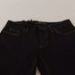 Dolce & Gabbana Blue Cotton Stretch Slim Fit Denim Jeans