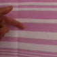 Dolce & Gabbana Pink White Striped Cannes Wrap Shawl Scarf