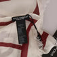 Dolce & Gabbana White Red Printed Wrap Shawl Modal Scarf