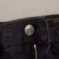 Dolce & Gabbana Gray Running Denim Stretch Logo Skinny Jeans
